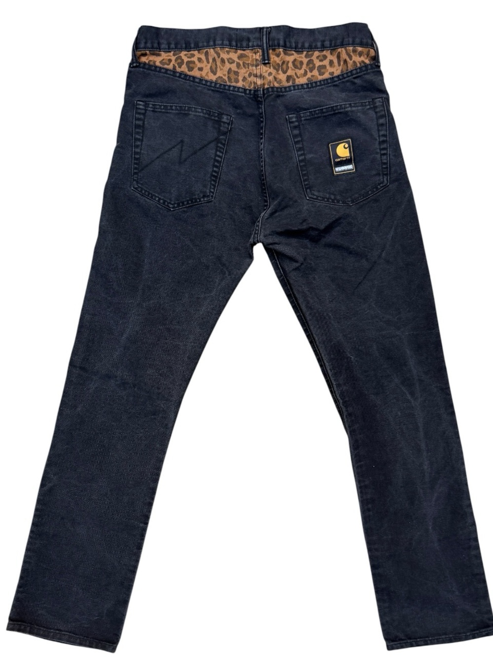 Carhartt WIP x Neighborhood NHCH Deep Mid Pant Collab Jeans Leopard - L